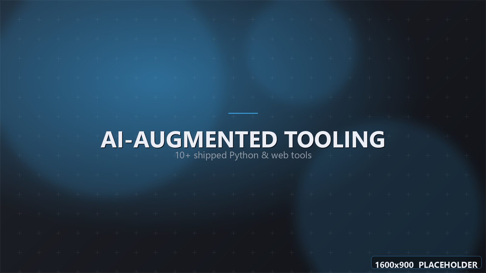 AI-augmented engineering tooling — composite of shipped internal apps (placeholder).
